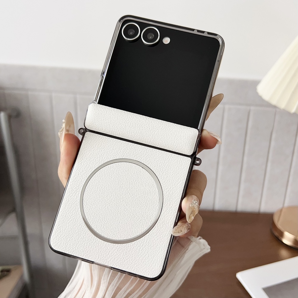 Flip Leather Case - حافظة جلدية مغناطيسية لهاتف سامسونج جالاكسي