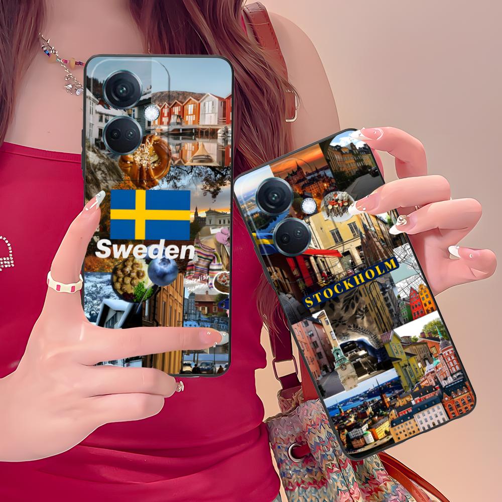 Phone Cases Sweden - جراب هاتف علم السويد لهواتف OPPO