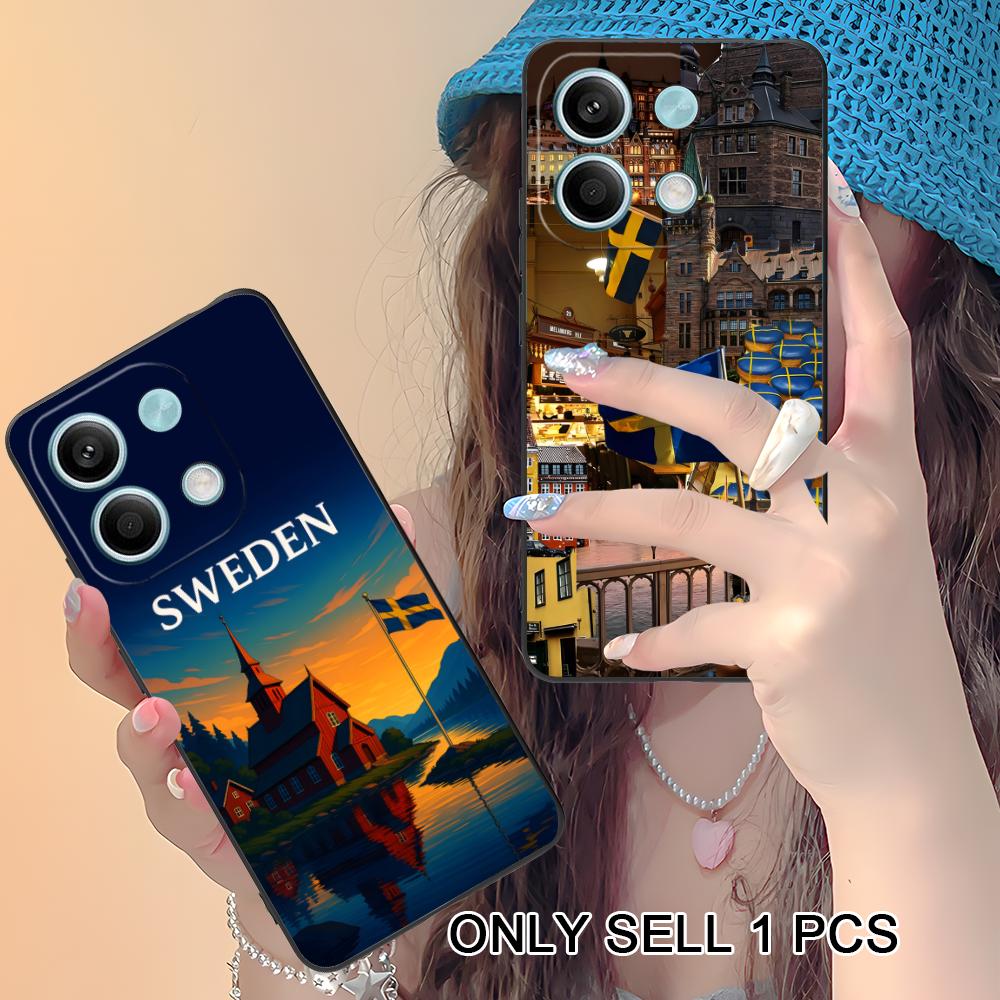 Phone Cases Sweden - غطاء هاتف بتصميم علم السويد لهواتف