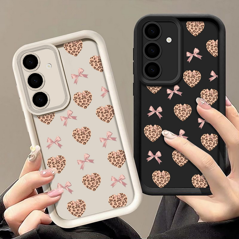 Phone Cases Leopard Print - الرجعية ليوبارد طباعة القوس قضية الهاتف