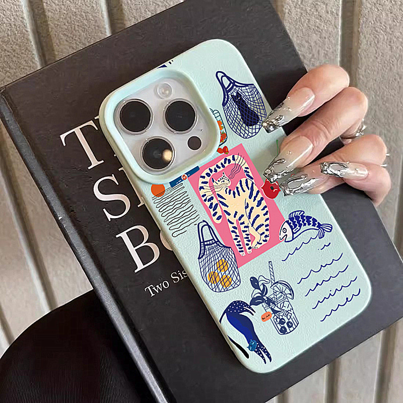 Phone Cases Cherry - جرابات هاتف جديدة بتصميم قطة الكرز