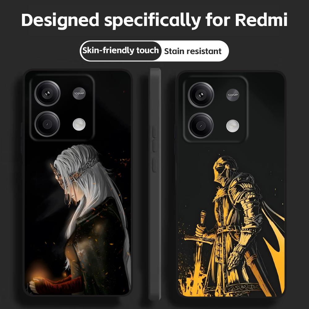 Phone Cases Redmi - غطاء هاتف كلاسيكي بتصميم لعبة DARK