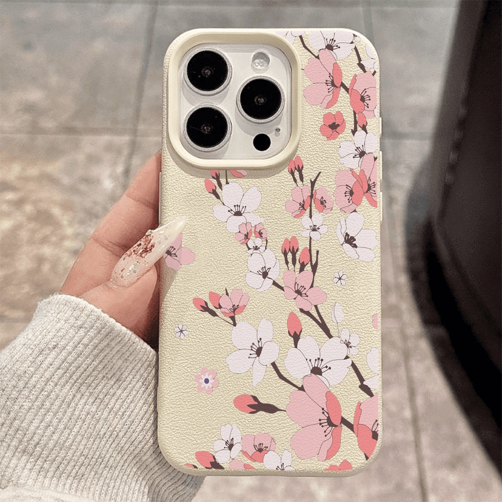 Phone Cases Cherry - جراب هاتف سيليكون مطفأ اللمعة بتصميم