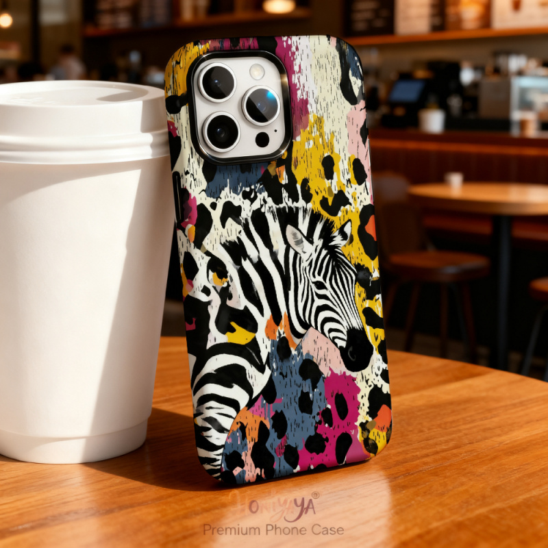 Phone Cases Zebra - غطاء هاتف بطبعة الحمار الوحشي ممتص