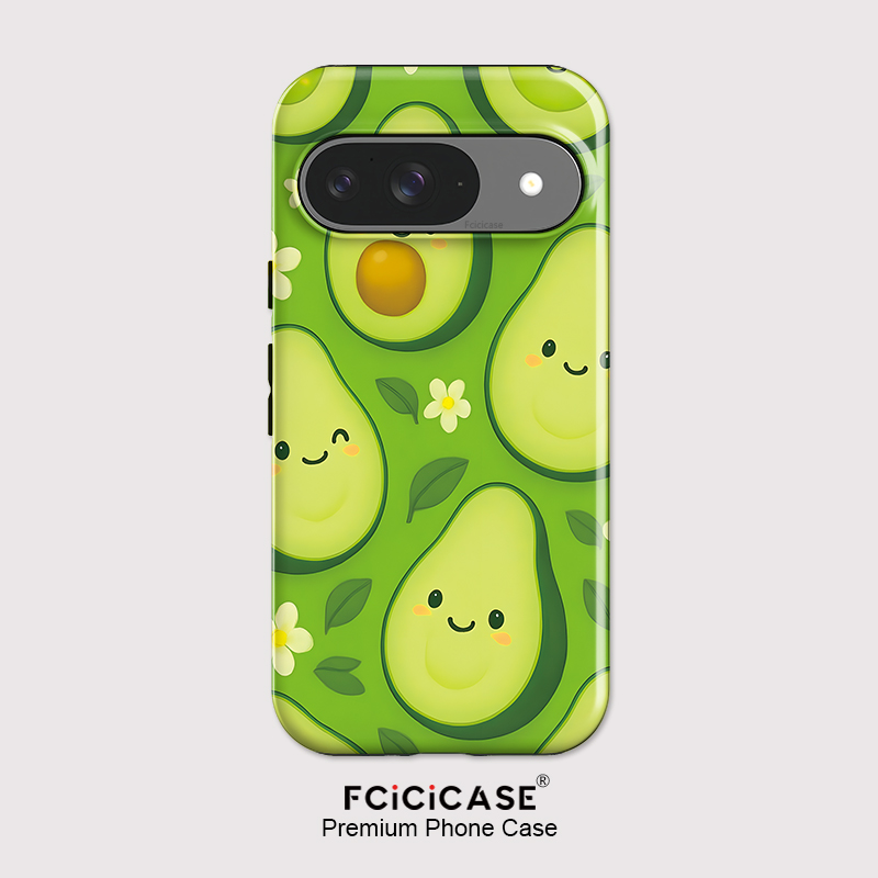 Phone Cases Google Pixel 10 - جراب هاتف Fcicicase بتصميم زهرة الأفوكادو