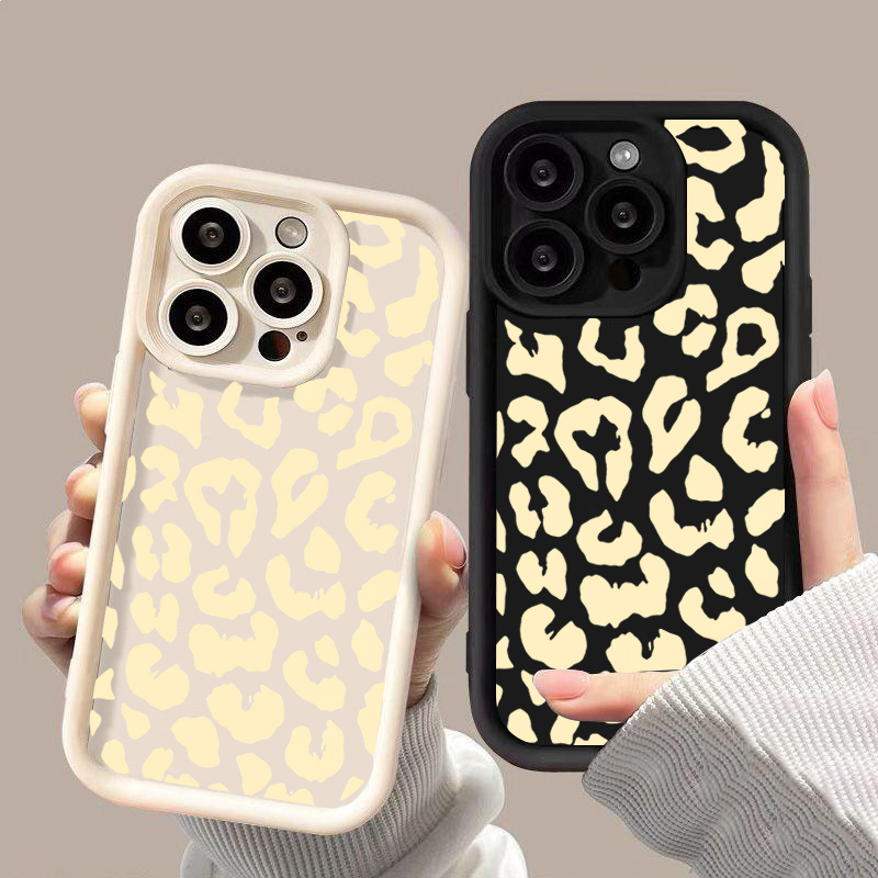 Phone Cases Leopard Print - غطاء هاتف مقاوم للصدمات بنقشة الفهد