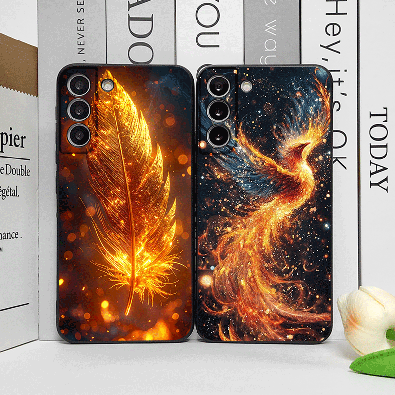 Phone Cases Google Pixel 10 - غطاء هاتف فاخر بنمط ريشة العنقاء