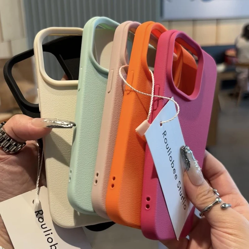 Phone Cases Rhode - كاندي اللون Lichee نمط لينة قضية