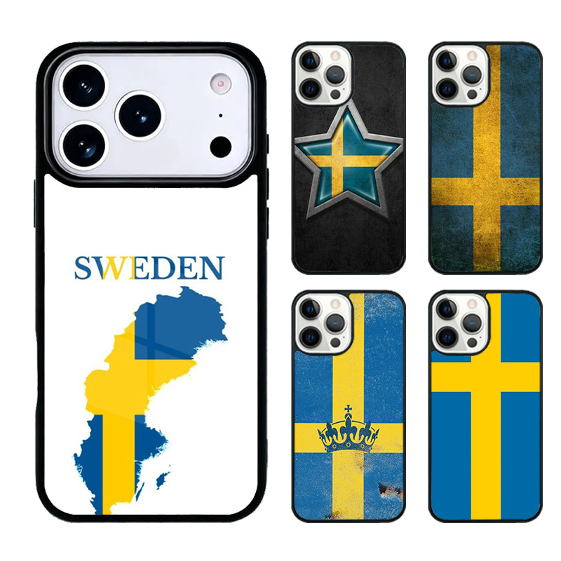 Phone Cases Sweden - جراب هاتف بتصميم علم السويد متوافق