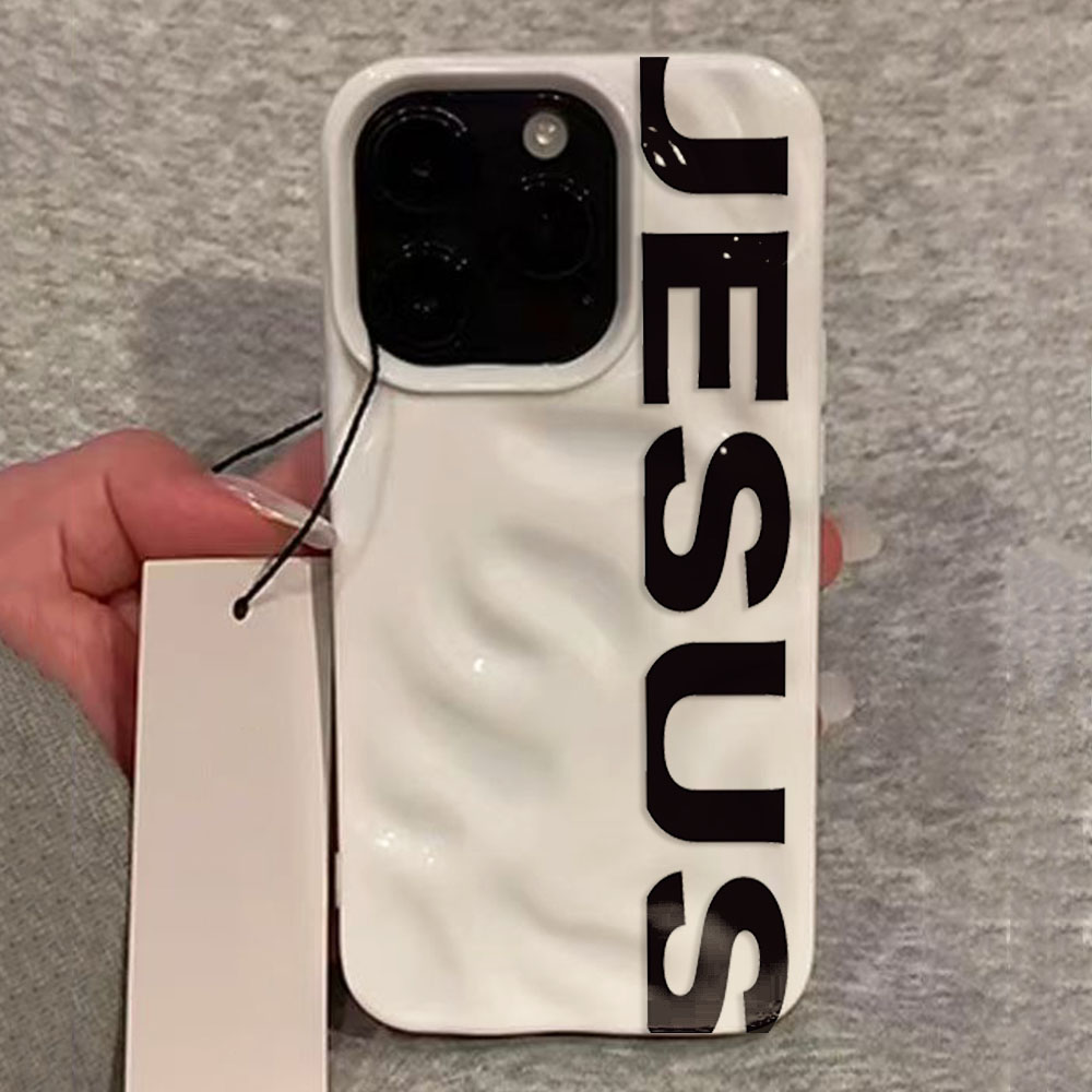 Phone Cases Jesus - النساء باللغة الإنجليزية الكلمات الحروف نمط