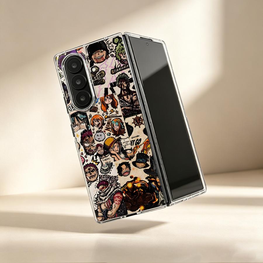 Phone Cases Z Fold 4 - جراب شفاف ناعم لهاتف سامسونج جالاكسي
