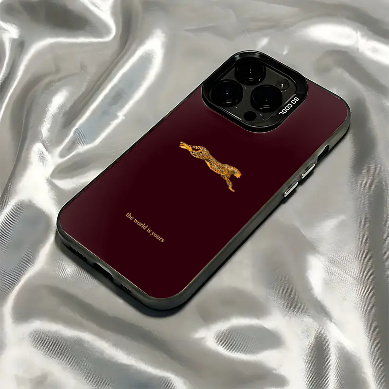 Phone Cases Leopard Print - الحد الأدنى ليوبارد جراب هاتف آيفون