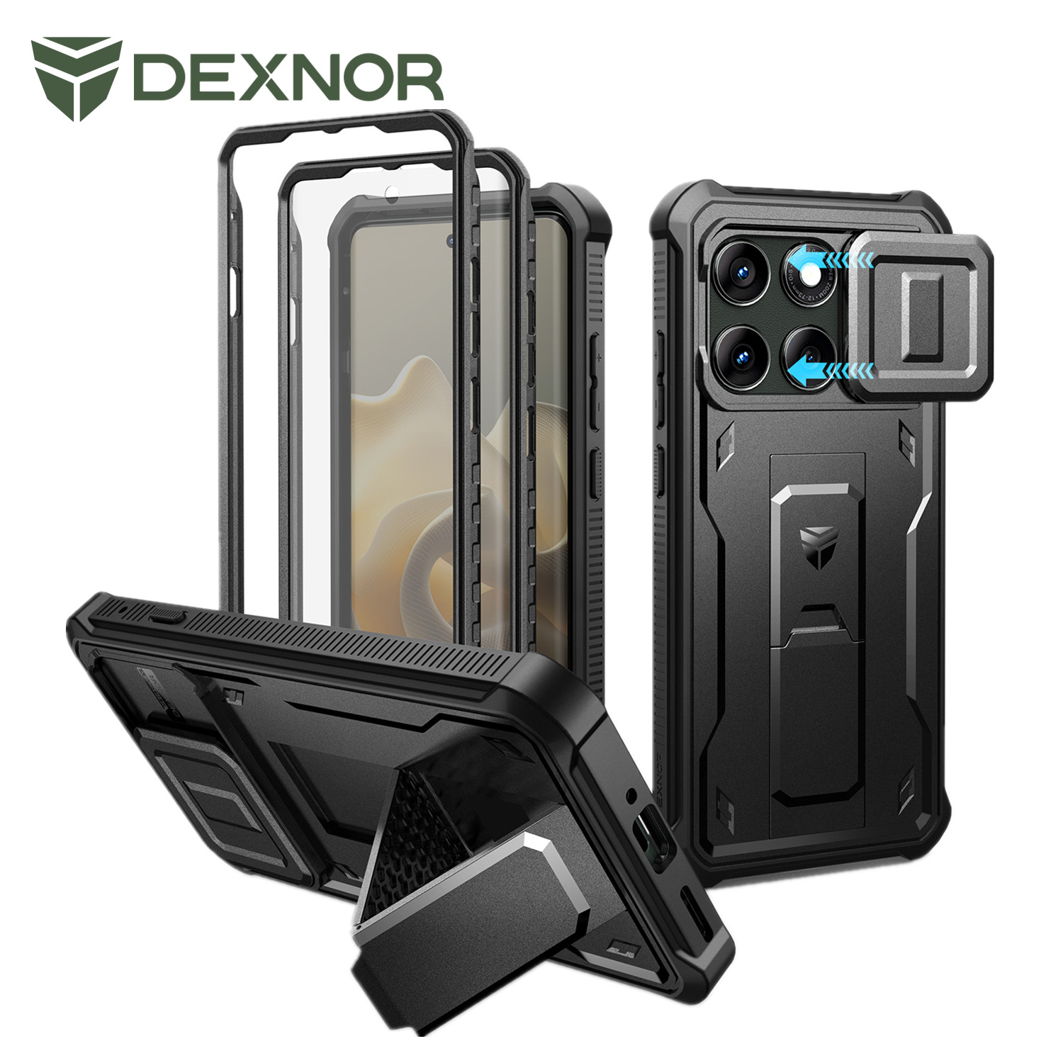 Phone Cases Motorola Edge 2025 - حافظة بمسند لهاتف موتورولا موتو إيدج