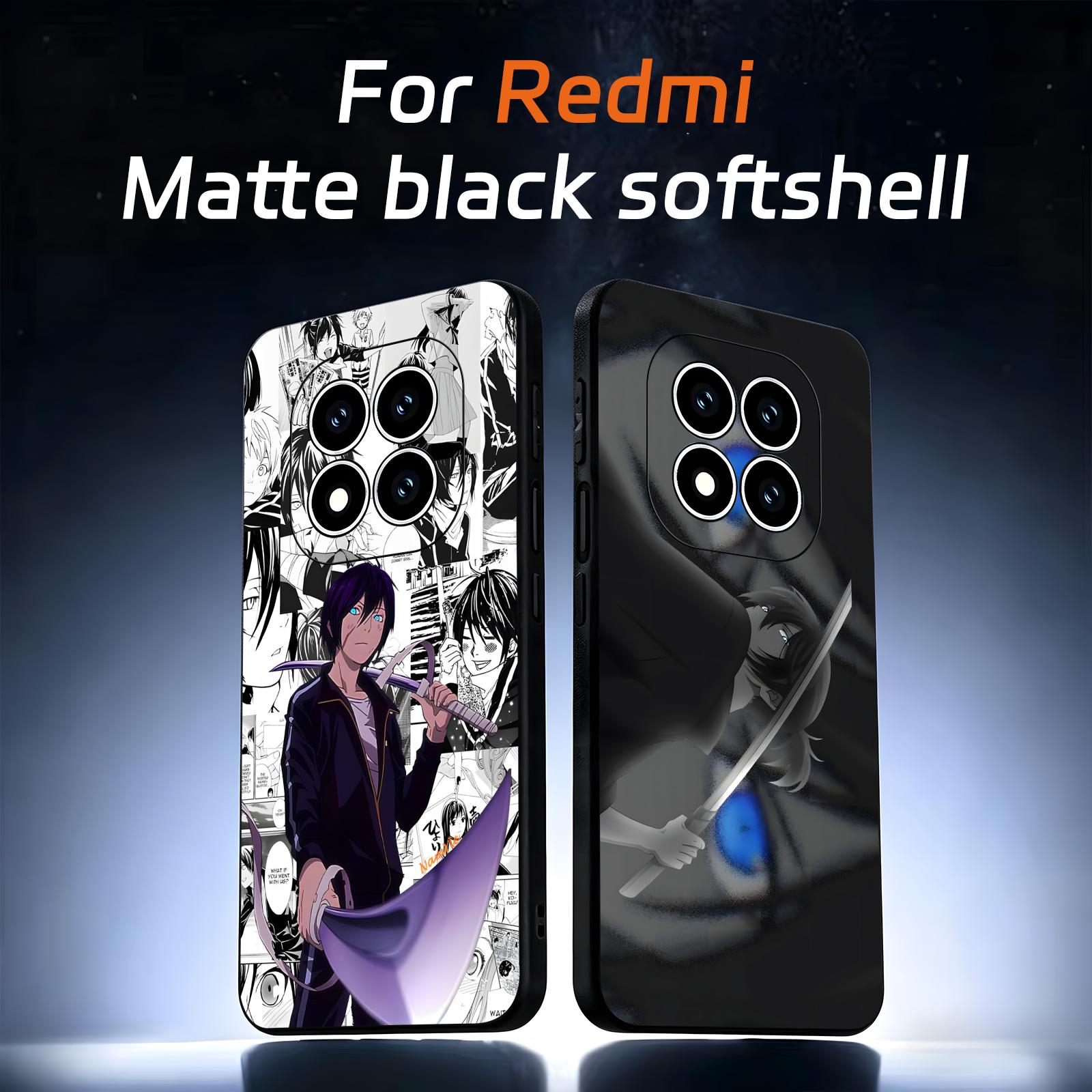 Phone Cases Redmi - حافظة هاتف أنيمي نوراغامي لهاتف ريدمي