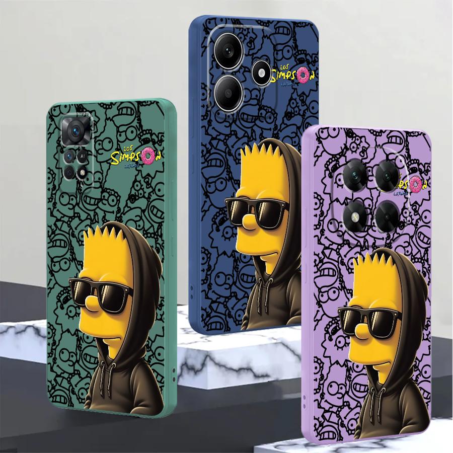 Phone Cases Redmi - غطاء هاتف ذكي بتصميم بارت من