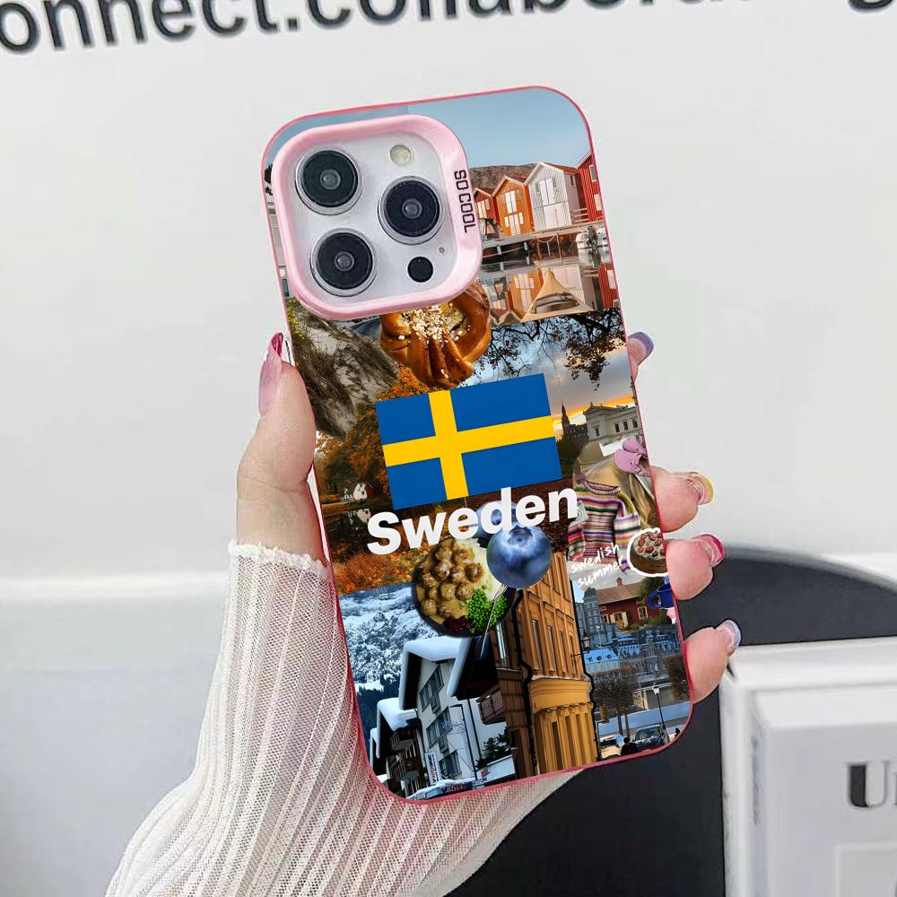 Phone Cases Sweden - غطاء هاتف بتصميم علم السويد لهواتف