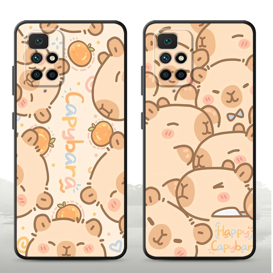 Phone Cases Redmi - غطاء هاتف لطيف بتصميم الكابيبارا لهواتف