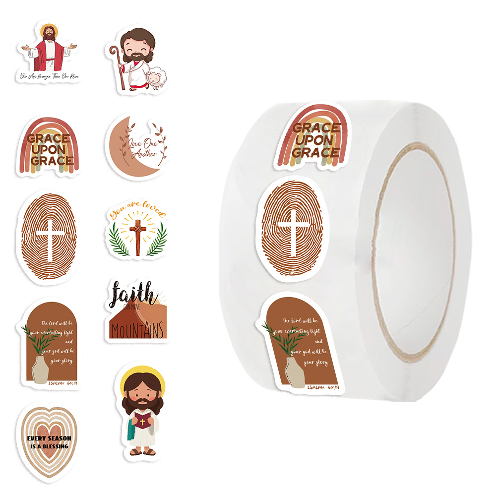 Phone Cases Jesus - 500 قطعة لفة يسوع المسيحية لتقوم