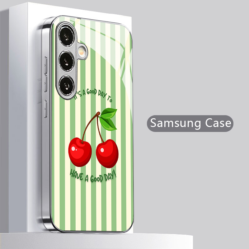 غطاء هاتف بنمط خطوط الكرز ثنائ - مراجعة Phone Cases Cherry وسعره