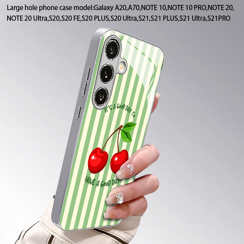غطاء هاتف بنمط خطوط الكرز ثنائ - مراجعة Phone Cases Cherry وسعره
