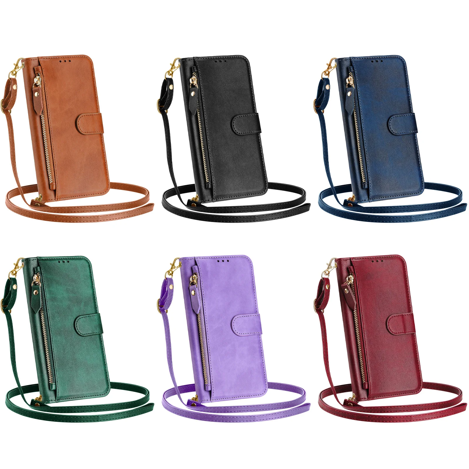 حافظة جلدية بسحاب وفتحات بطاقا - مراجعة Flip Leather Case وسعره