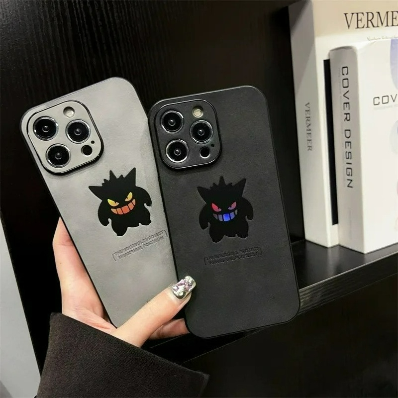 الكرتون أنيمي Gengar الجلود ال - مراجعة Phone Cases Leather وسعره