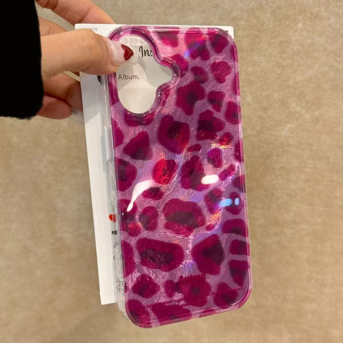 غطاء هاتف بنقشة الفهد الأرجوان - مراجعة Phone Cases Leopard Print وسعره