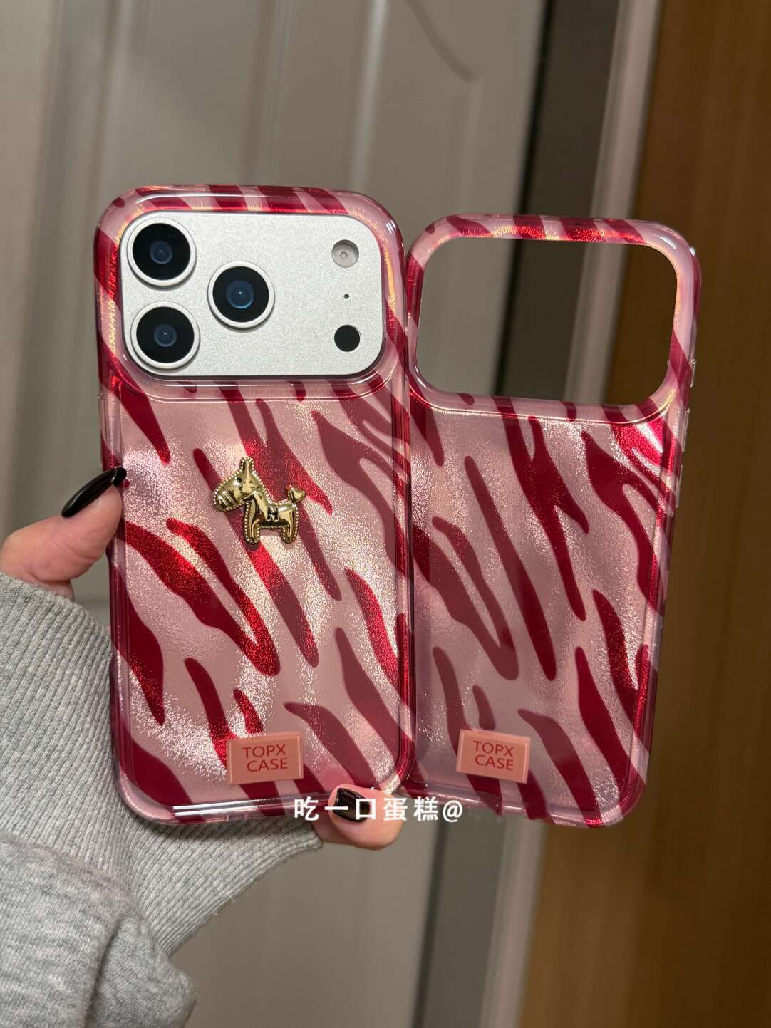 جراب هاتف بنمط حمار وحشي وردي  - مراجعة Phone Cases Zebra وسعره