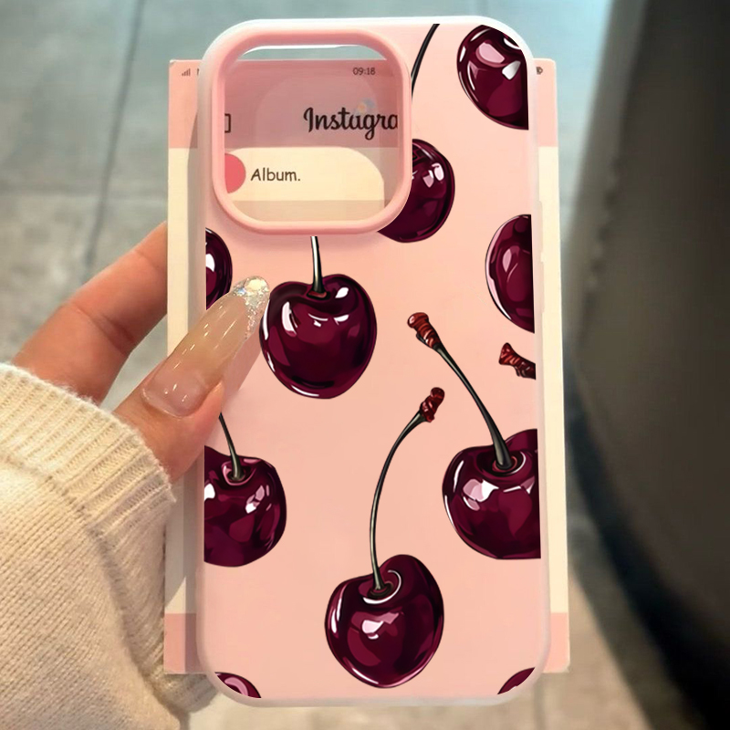 Red Cherry Jelly Phone Case Fo - مراجعة Phone Cases Cherry وسعره