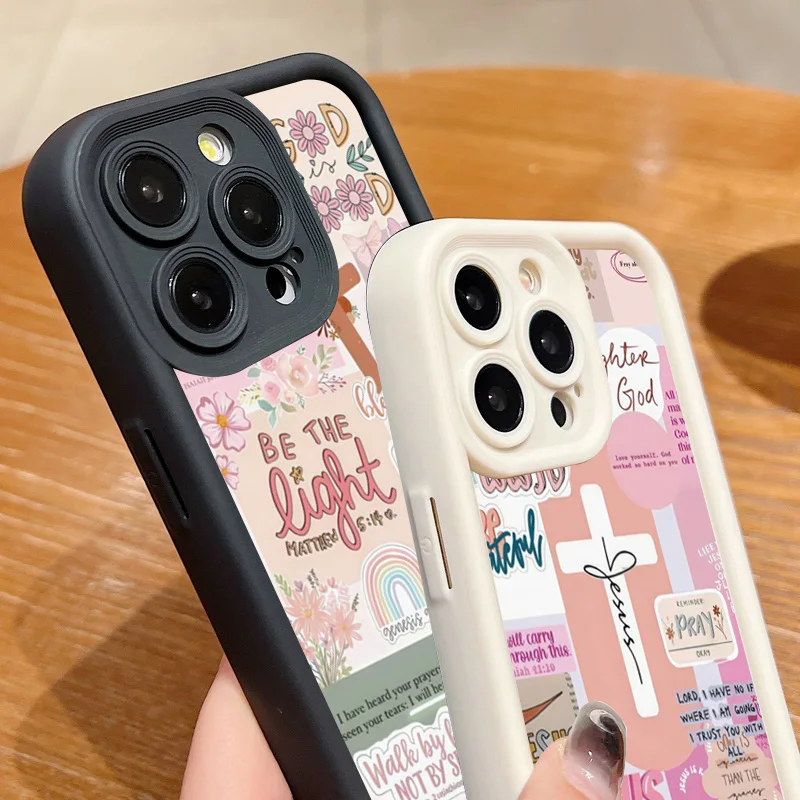 شعار مع الوردي الصليب جرافيك ج - مراجعة Phone Cases Jesus وسعره