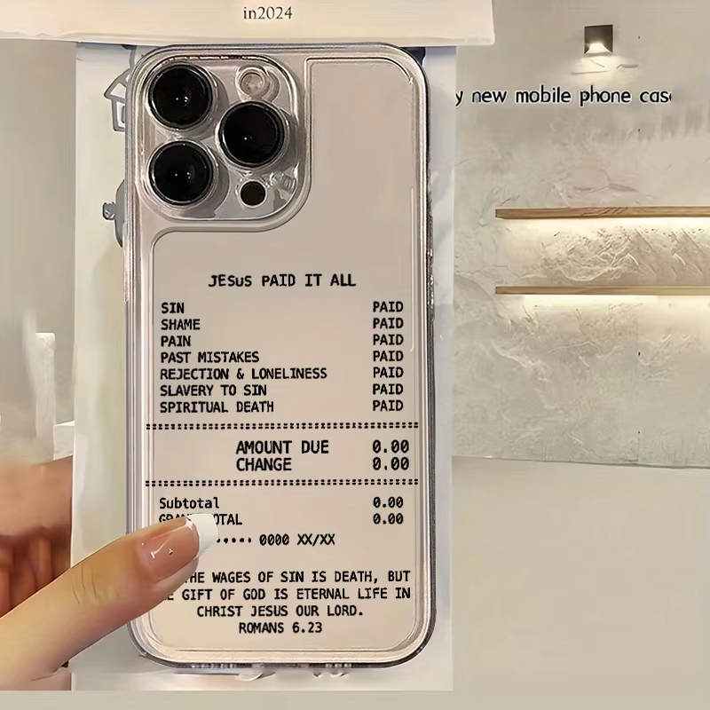 جراب هاتف شفاف مقاوم للصدمات ب - مراجعة Phone Cases Jesus وسعره