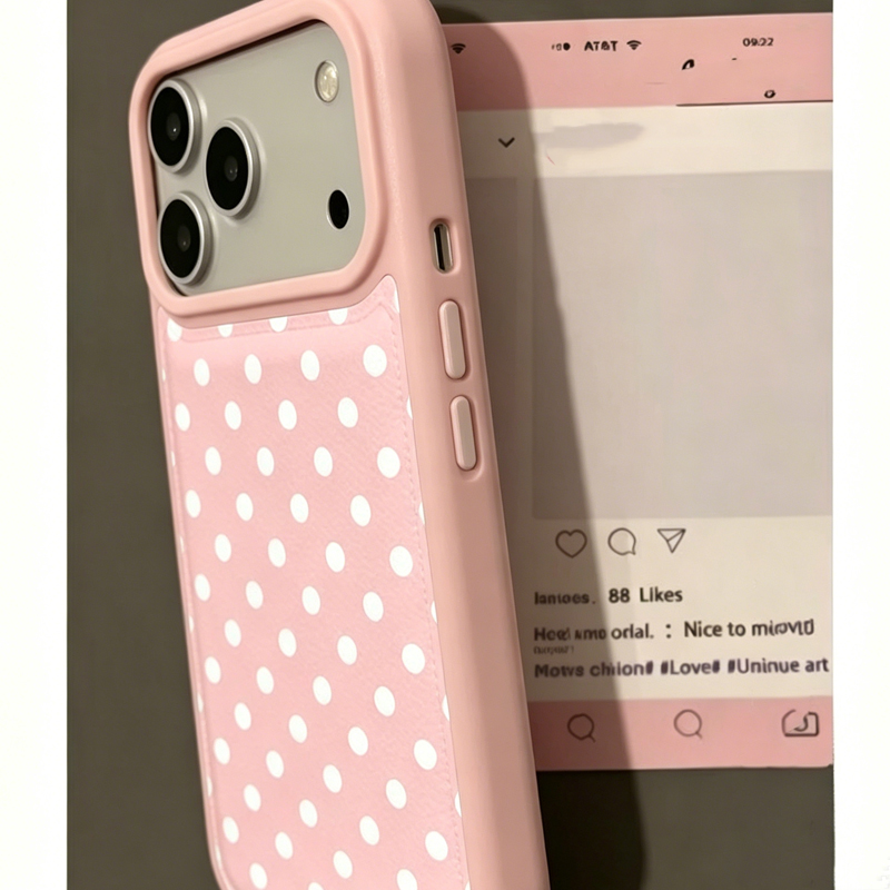 جراب هاتف جلدي بتصميم نقاط الب - مراجعة Phone Cases Leather وسعره