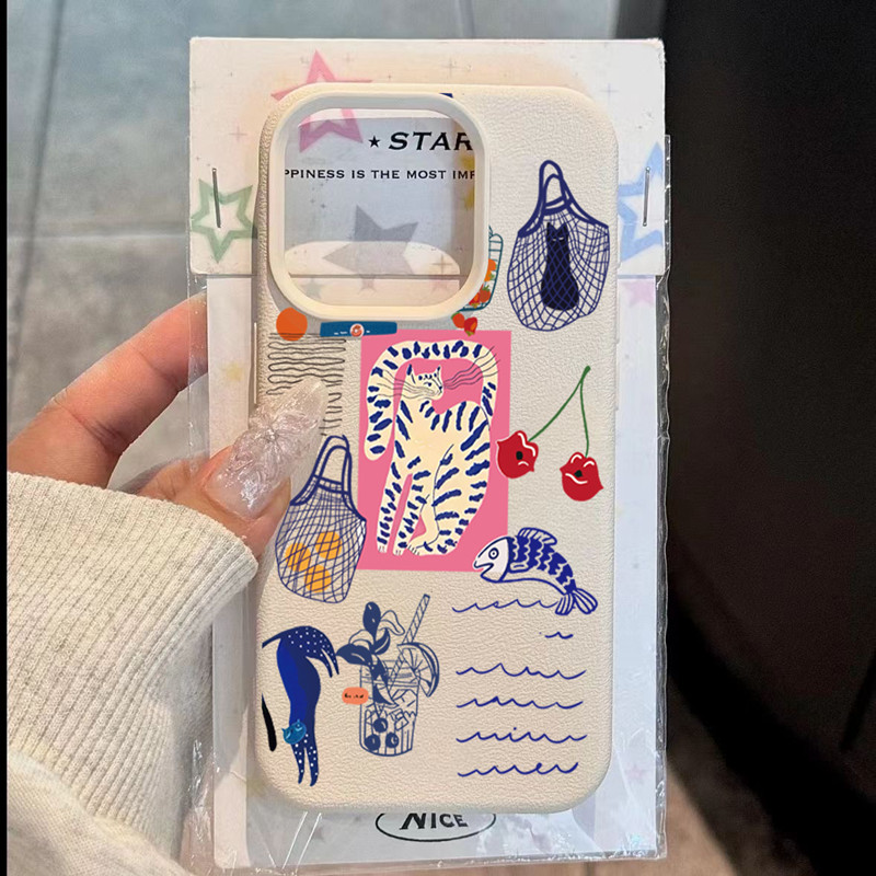 جرابات هاتف جديدة بتصميم قطة ا - مراجعة Phone Cases Cherry وسعره
