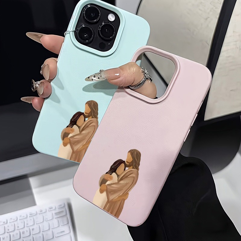جراب هاتف يسوع احتضان الحب نمط - مراجعة Phone Cases Jesus وسعره