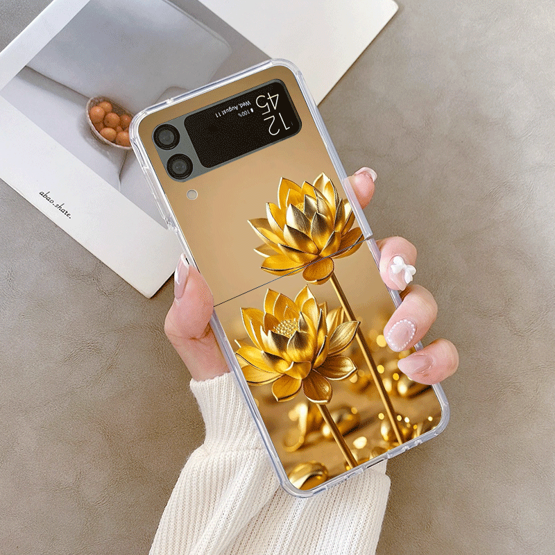 الإبداعية الذهبي لوتس زهرة نمط - مراجعة Phone Cases Z Fold 4 وسعره