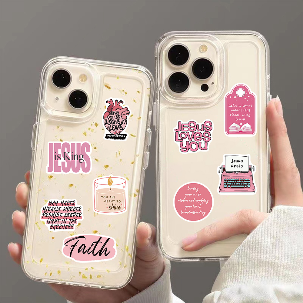50/100 قطعة الكتاب المقدس الور - مراجعة Phone Cases Jesus وسعره