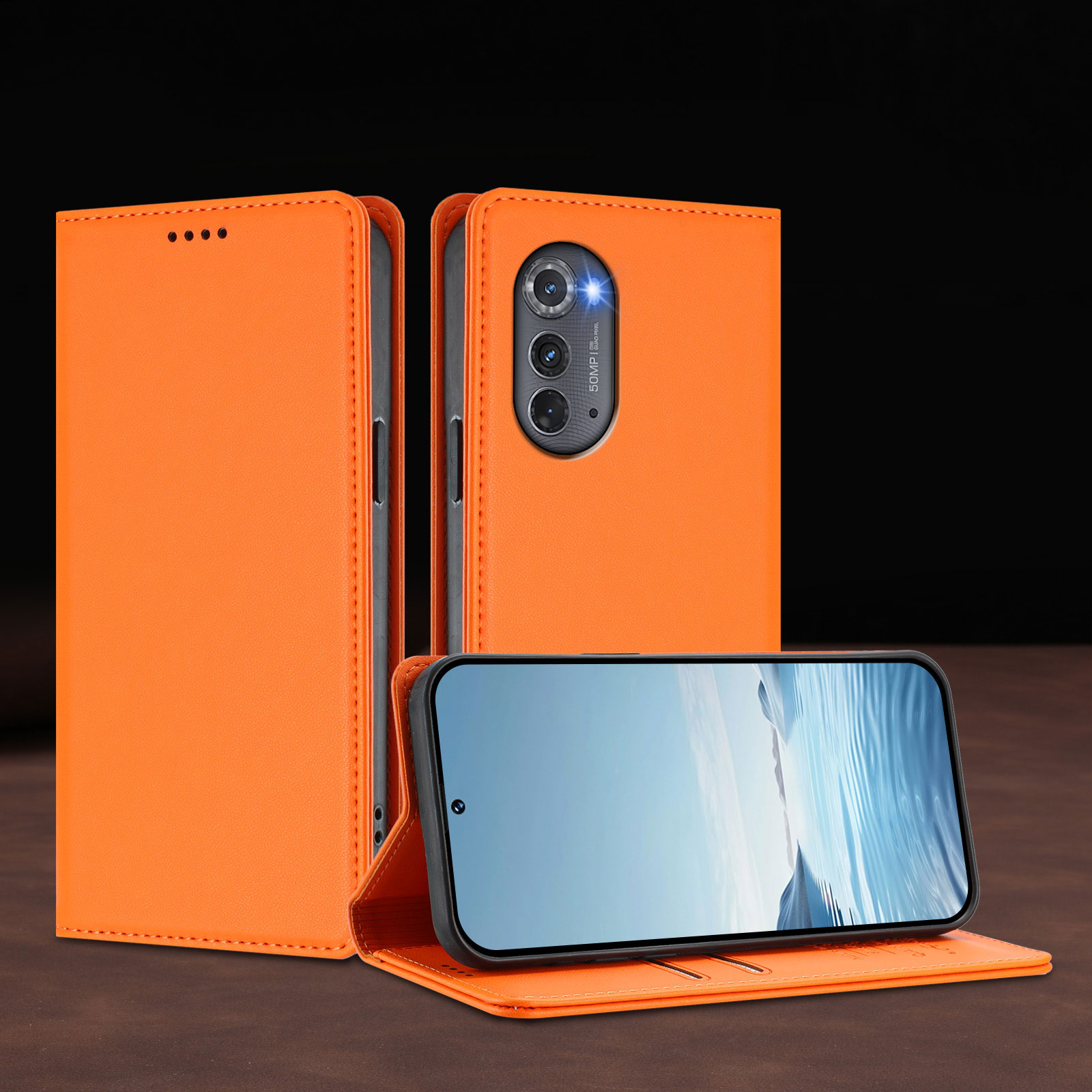 حافظة هاتف جلدية قابلة للطي مع - مراجعة Phone Cases Motorola Edge 2025 وسعره