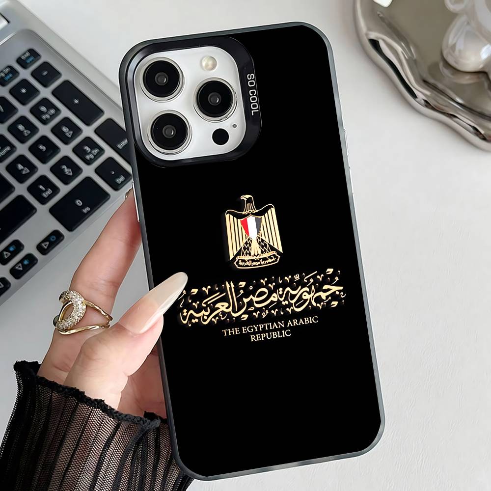 جراب هاتف أسود بتصميم علم مصر  - مراجعة Phone Cases Egypt وسعره