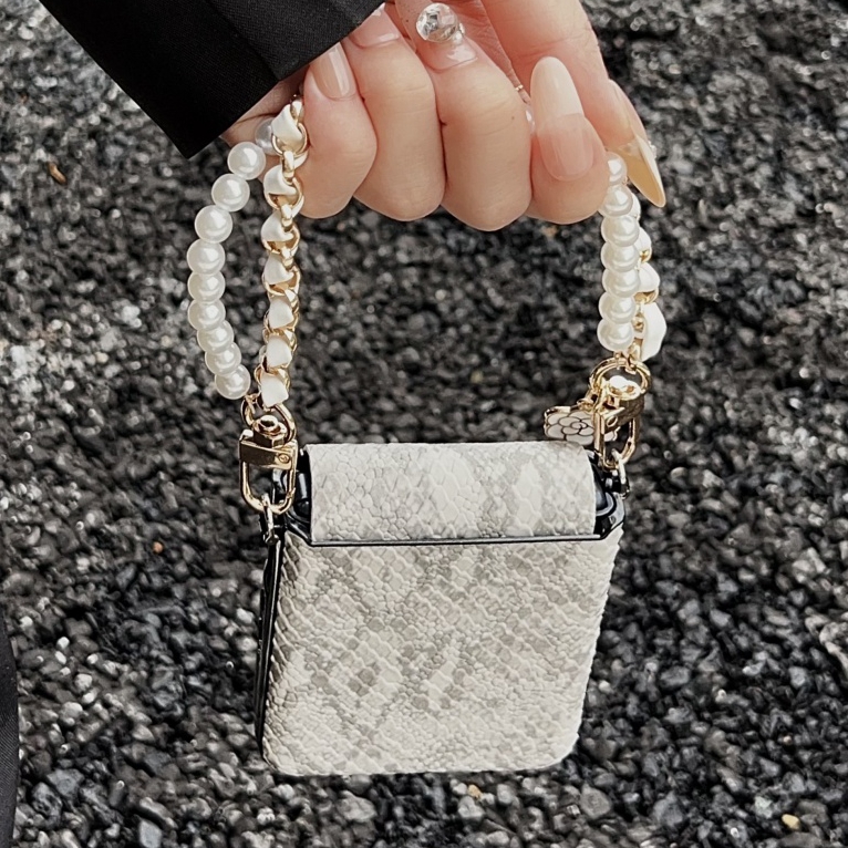 الفاخرة الأفعى الملمس الجلود ق - مراجعة Flip Leather Case وسعره