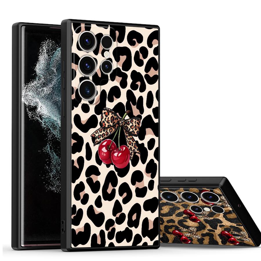 غطاء هاتف بنمط الفهد والكرز له - مراجعة Phone Cases Cherry وسعره