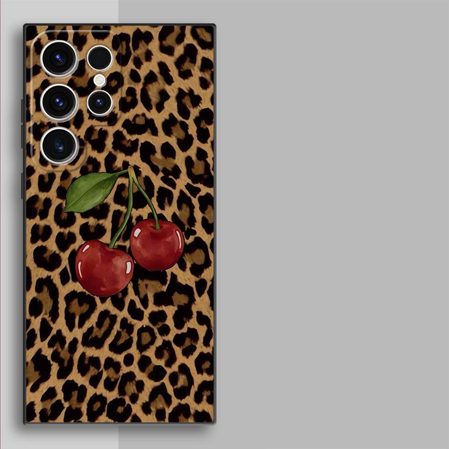 غطاء هاتف بنمط الفهد والكرز له - مراجعة Phone Cases Cherry وسعره