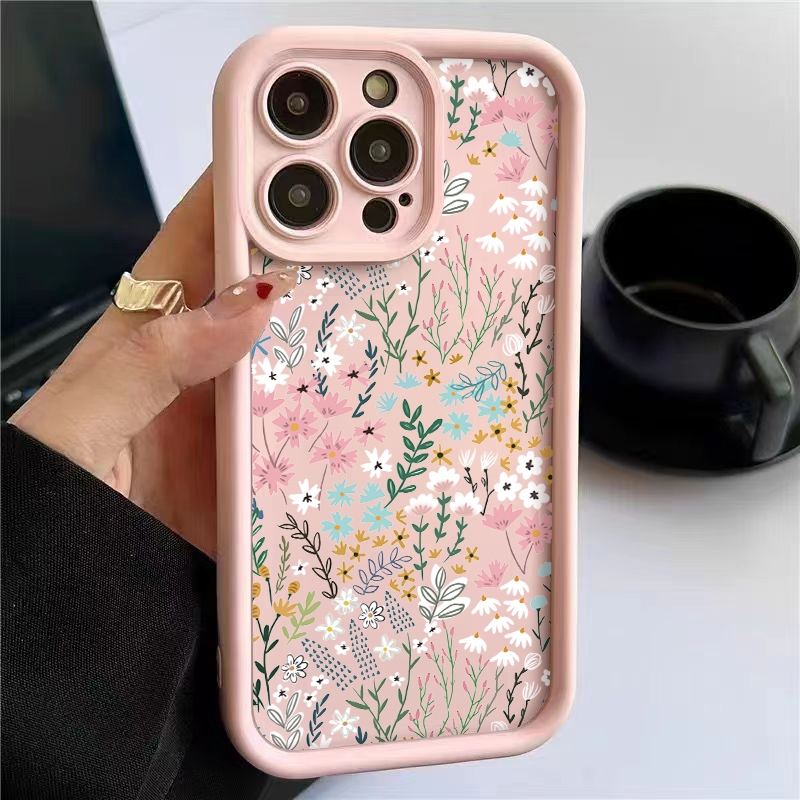 جراب هاتف وردي بنمط زهور الخيز - مراجعة Phone Cases Redmi وسعره
