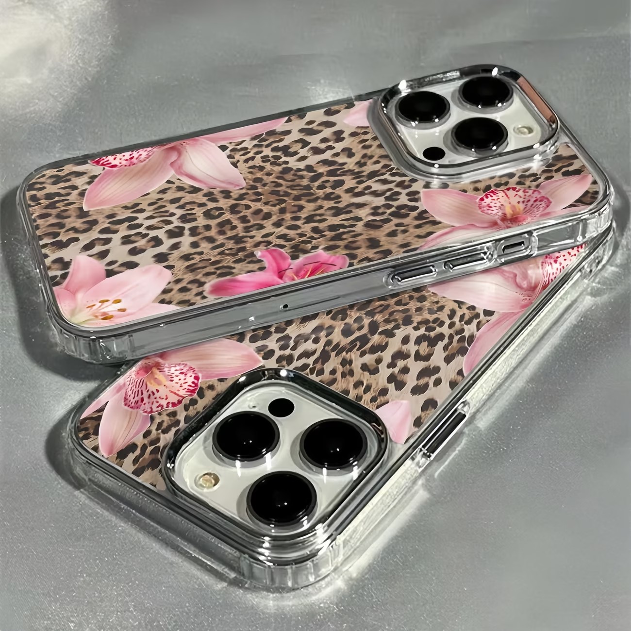 جراب هاتف شفاف بتصميم زهرة الز - مراجعة Phone Cases Leopard Print وسعره