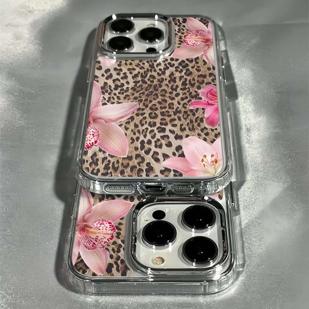 جراب هاتف شفاف بتصميم زهرة الز - مراجعة Phone Cases Leopard Print وسعره