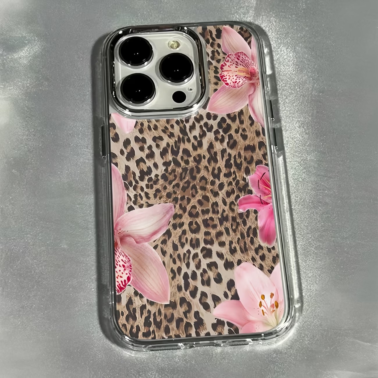 جراب هاتف شفاف بتصميم زهرة الز - مراجعة Phone Cases Leopard Print وسعره