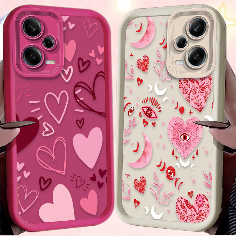 غطاء هاتف وردي على شكل قلب لهو - مراجعة Phone Cases Redmi وسعره