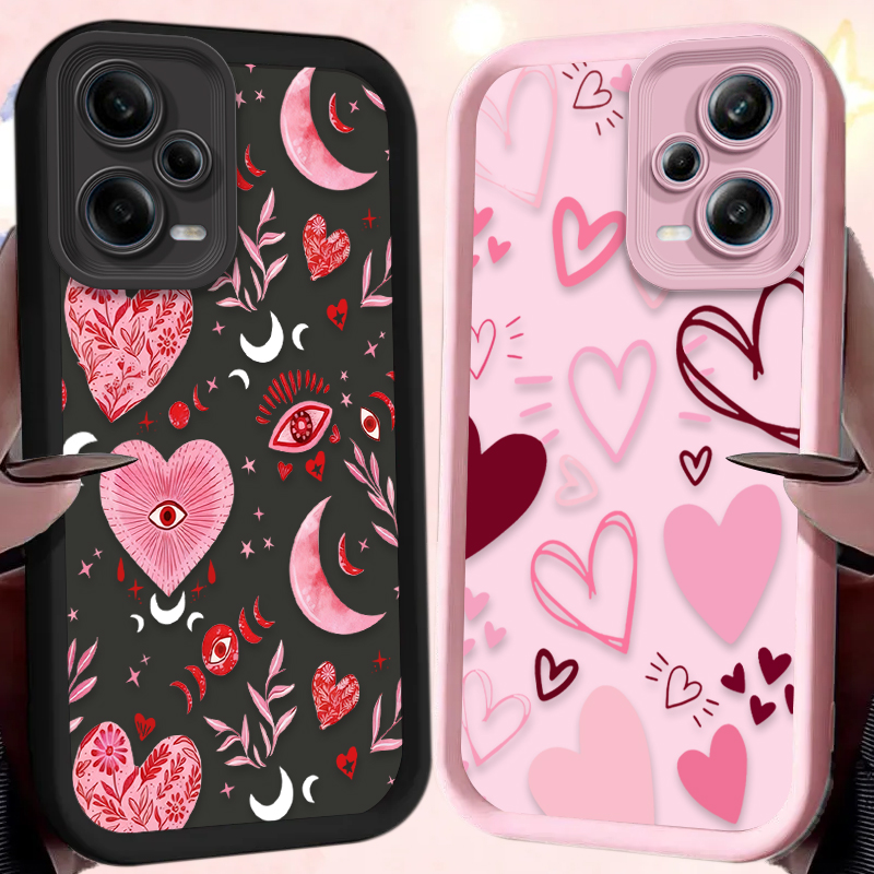 غطاء هاتف وردي على شكل قلب لهو - مراجعة Phone Cases Redmi وسعره