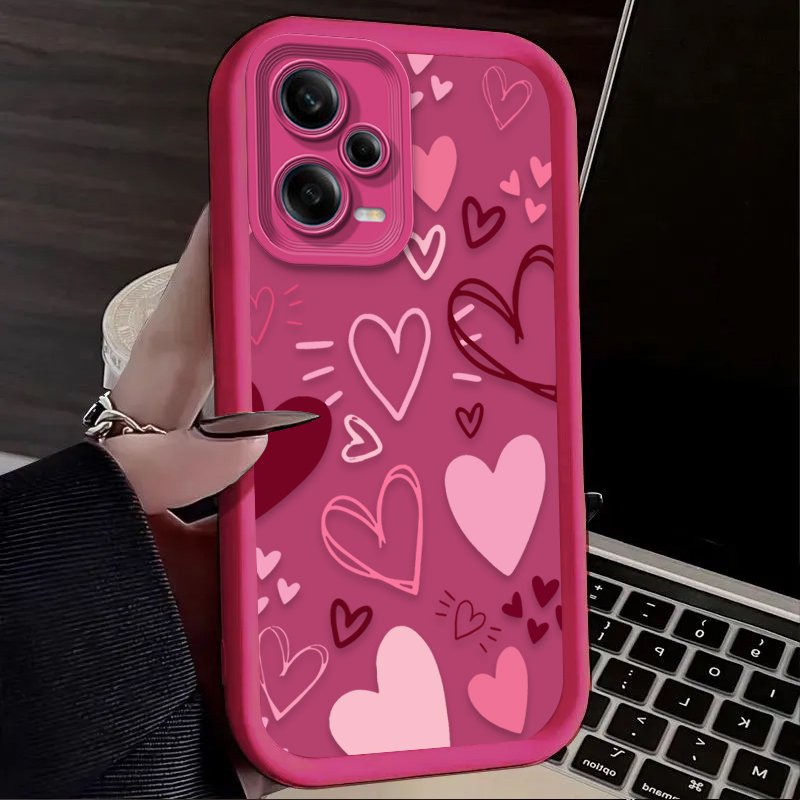 غطاء هاتف وردي على شكل قلب لهو - مراجعة Phone Cases Redmi وسعره