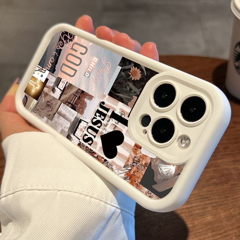 يسوع الكولاج نمط سميكة للصدمات - مراجعة Phone Cases Jesus وسعره