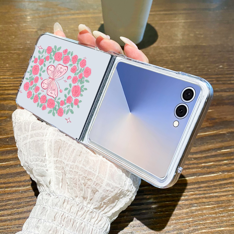غطاء هاتف بنمط زهور وردية لسام - مراجعة Phone Cases Z Fold 4 وسعره